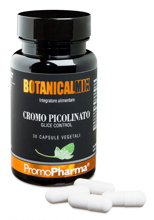 CROMO PICOLINATO GLICE CONTROL BOTANICAL MIX 30 CAPSULE - pharmaluna
