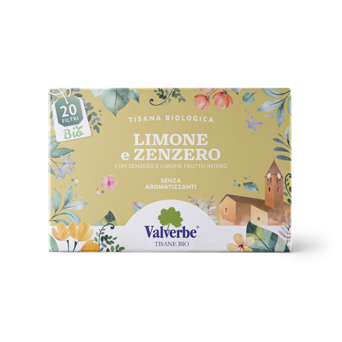 TISANA LIMONE/ZENZERO BIO 20 FILTRI - pharmaluna