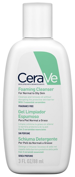 CERAVE SCHIUMA DETERGENTE VISO 88 ML - pharmaluna