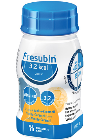 FRESUBIN 3,2KCAL DRINK VANIGLIA CARAMELLO 4 X 125 ML - pharmaluna