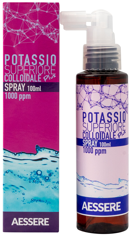 POTASSIO COLLOIDALE PLUS 1000PPM SPRAY 100 ML - pharmaluna
