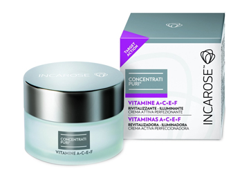 INCAROSE CONCENTRATO PURI CREMA VITAMINE A+C+E+F 50 ML - pharmaluna