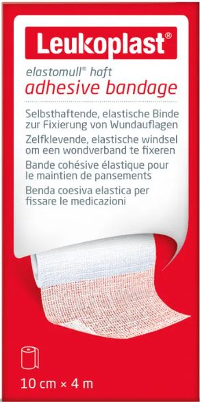 BENDA LEUKOPLAST ELASTOMULL HAFT 10 CM X 4 M - pharmaluna
