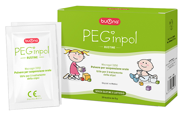 PEGINPOL MACROGOL 3350 SOSPENSIONE ORALE 20 BUSTINE - pharmaluna