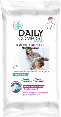 DAILY COMFORT SENIOR PANNI SHAMPOO 4 PEZZI - pharmaluna