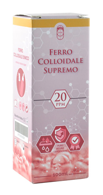 SPRAY FERRO COLLOIDALE SUPREMO 20PPM 100 ML - pharmaluna