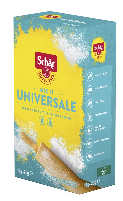SCHAR MIX IT FARINA UNIVERSALE SENZA LATTOSIO 1 KG + 20 G - pharmaluna