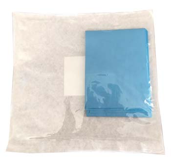 TELO STERILE STANDARD MONOUSO IN TNT IMPERMEABILE PLASTIFICATO 45 CM X 75 CM 1 PEZZO - pharmaluna