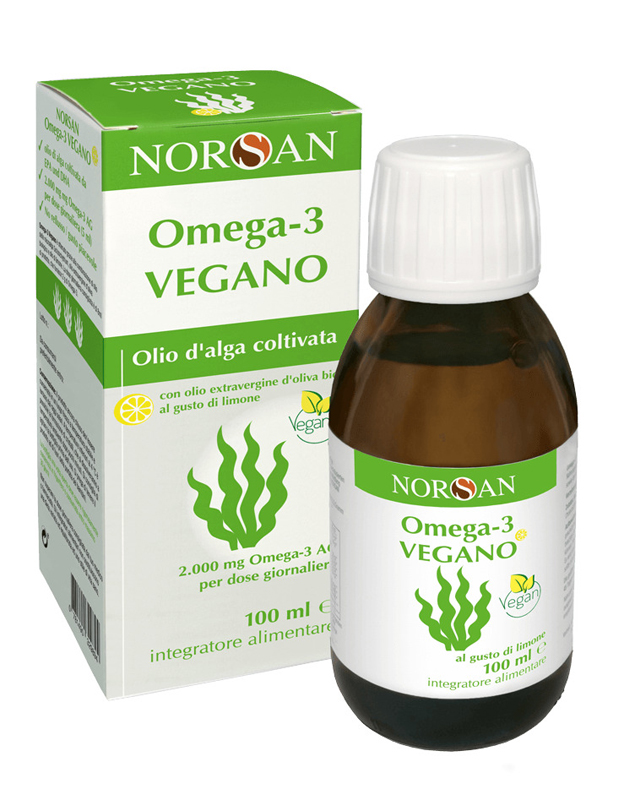 NORSAN OMEGA 3 VEGANO 100 ML AL GUSTO DI LIMONE - pharmaluna