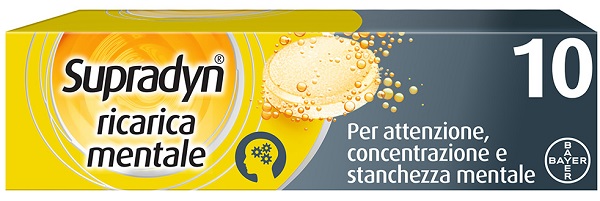 SUPRADYN RICARICA MENTALE 10 COMPRESSE - pharmaluna