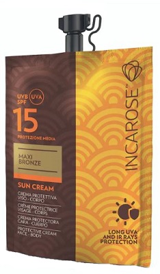 INCAROSE MAXI BRONZE SUN CREAM SPF15 50 ML - pharmaluna