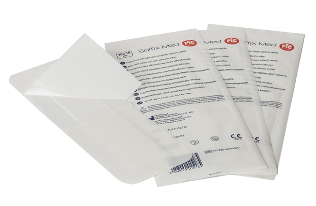 CEROTTO IN STRISCE PIC SOFFIX MED 30X10 CM S STERILE 10X30 CM 1 PEZZO - pharmaluna
