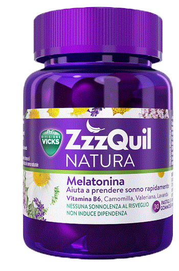 VICKS ZZZQUIL NATURA 30 PASTIGLIE GOMMOSE - pharmaluna