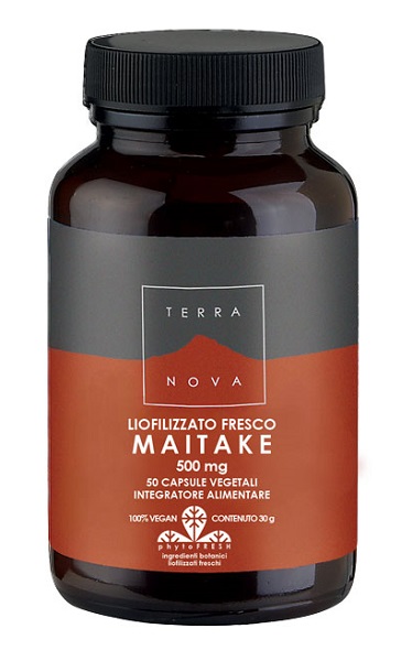 TERRANOVA MAITAKE 500MG LIOFILIZZATO FRESCO 50 CAPSULE - pharmaluna