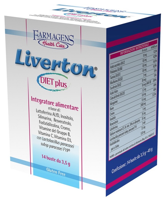 LIVERTON DIET PLUS 14 BUSTINE - pharmaluna