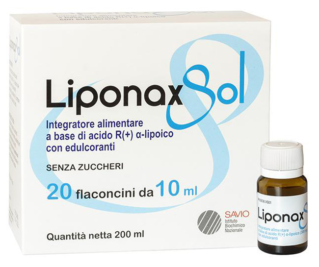 LIPONAX SOLUZIONE 20 FLACONCINI 10 ML - pharmaluna