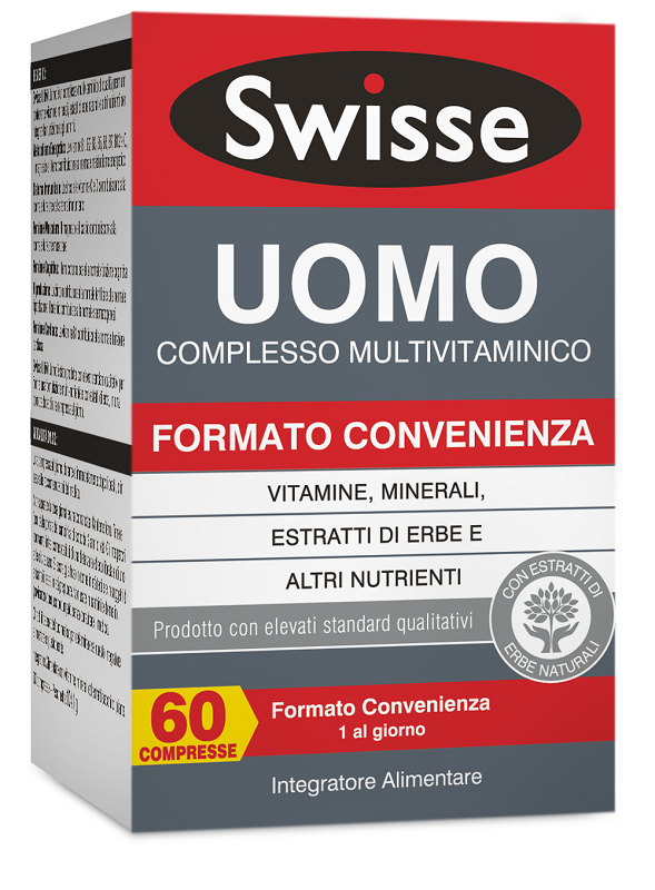 SWISSE UOMO MULTIVITAMINICO 60 COMPRESSE - pharmaluna