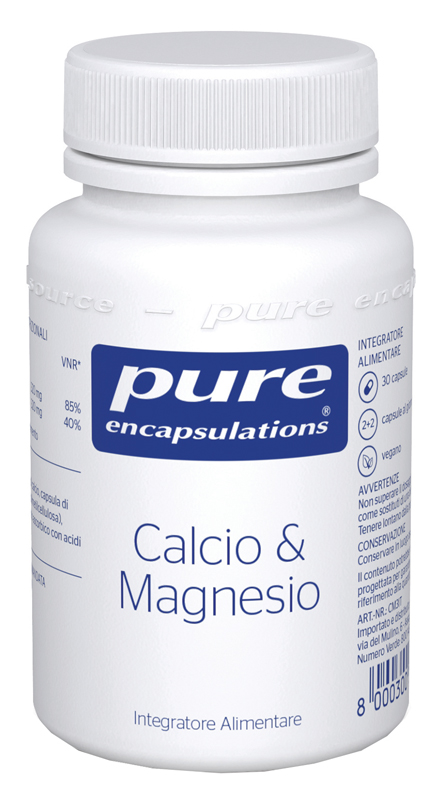 PURE ENCAPSULATIONS CALCIO & MAGNESIO 30 CAPSULE - pharmaluna