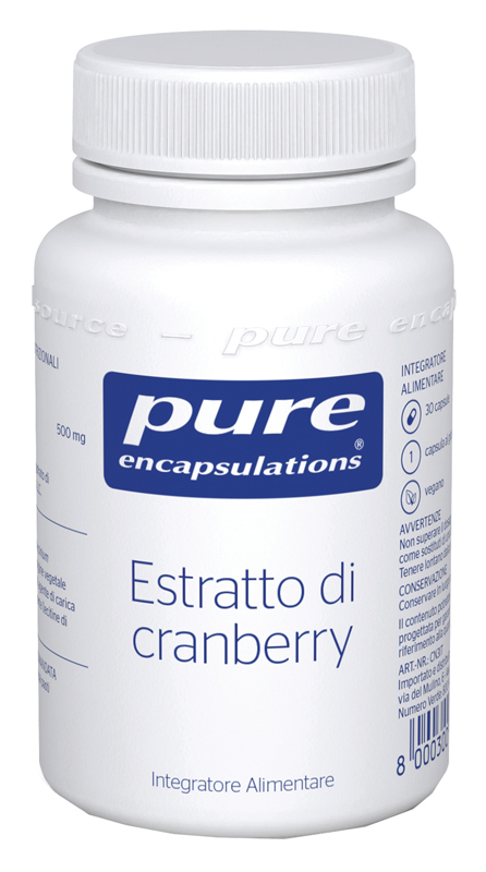 PURE ENCAPSULATIONS ESTRATTO DI CRANBERRY 30 CAPSULE - pharmaluna