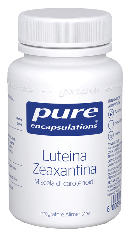 PURE ENCAPSULATIONS LUTEINA/ZEAXANTINA 30 CAPSULE - pharmaluna
