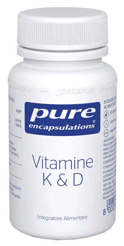 PURE ENCAPSULATIONS VITAMINE K & D 30 CAPSULE - pharmaluna