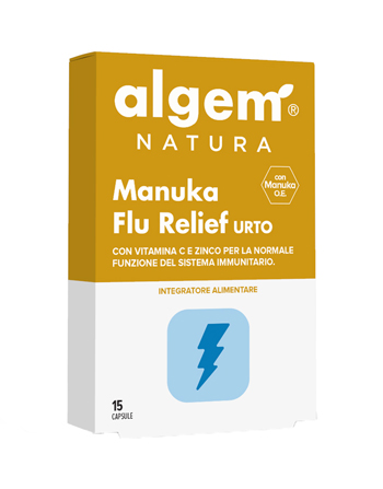 ALGEM MANUKA FLU RELIEF URTO 15 CAPSULE - pharmaluna