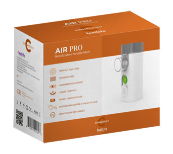 AIR PRO NEBULIZZATORE PORTATILE MESH - pharmaluna
