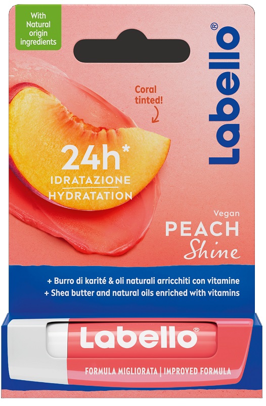 LABELLO PEACH SHINE 5 G - pharmaluna