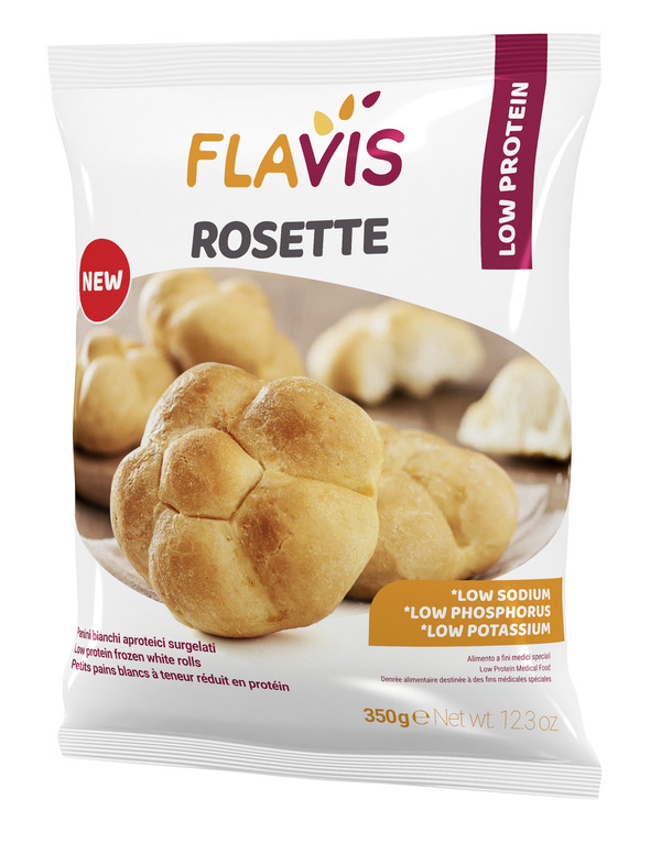 FLAVIS ROSETTE PANINI BIANCHI APROTEICI SURGELATI 350 G - pharmaluna