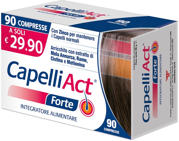 CAPELLI ACT FORTE 90 COMPRESSE - pharmaluna