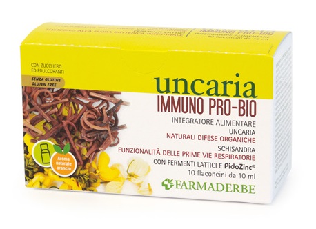 UNCARIA IMMUNO PRO BIO 10 FLACONCINI DA 10 ML - pharmaluna