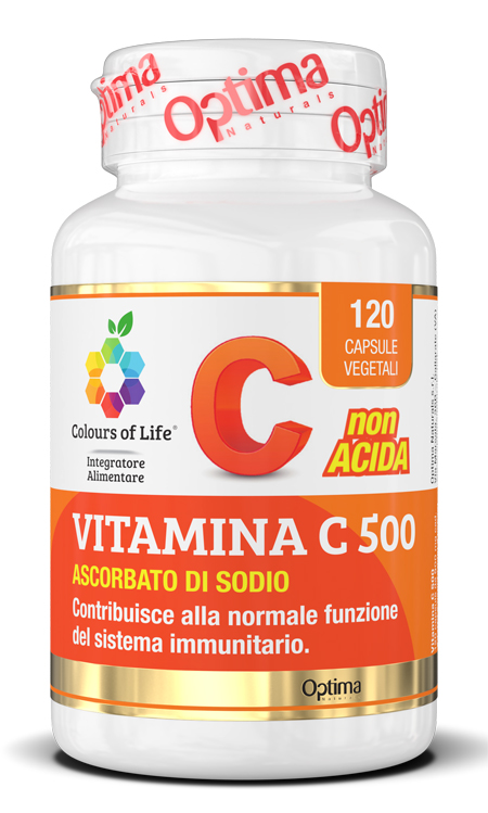 COLOURS OF LIFE VITAMINA C 500 120 CAPSULE VEGETALI 900 MG - pharmaluna