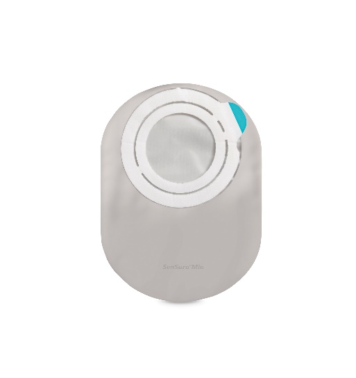 SENSURA MIO FLEX SISTEMA 2 PEZZI CON AGGANCIO ADESIVO SACCA COLOSTOMIA A FONDO CHIUSO RIVESTITA 50MM DA 110 ML 30 PEZZI - pharmaluna