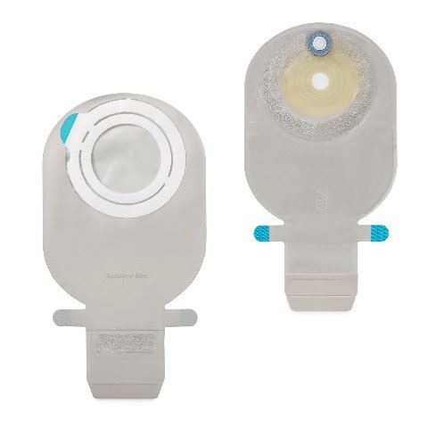 SENSURA MIO FLEX SISTEMA 2 PEZZI CON AGGANCIO ADESIVO SACCA ILEOSTOMIA TRASPARENTE 50MM DA 550 ML 30 PEZZI - pharmaluna