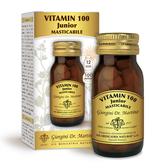 VITAMIN 100 JUNIOR 100 PASTIGLIE - pharmaluna