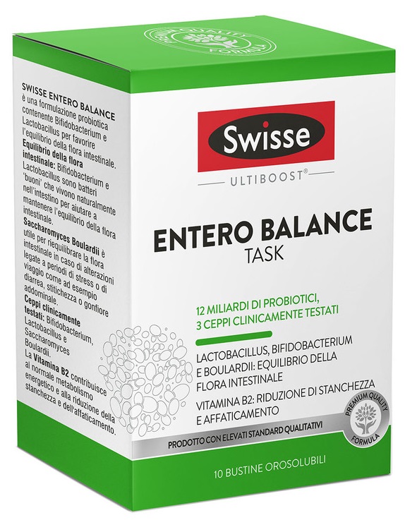 SWISSE ENTERO BALANCE VIAGGIO 10 BUSTINE - pharmaluna