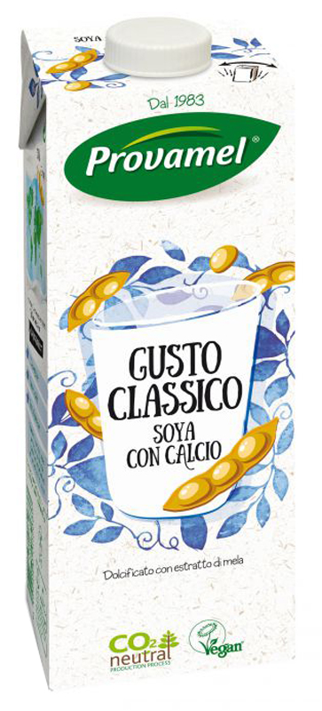 PROVAMEL SOYA DRINK CON CALCIO GUSTO CLASSICO 1 LITRO - pharmaluna
