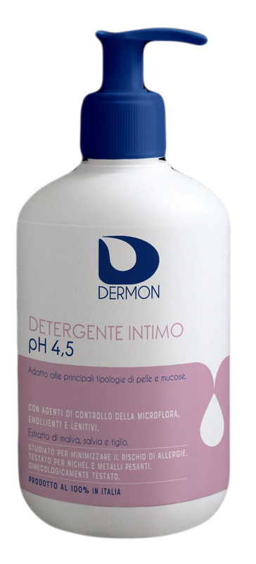 DERMON DETERGENTE INTIMO USO FREQUENTE PH 4,5 500 ML - pharmaluna