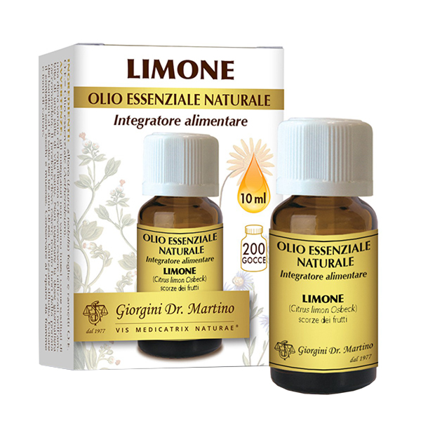 LIMONE OLIO ESSENZIALE NATURALE 10 ML - pharmaluna
