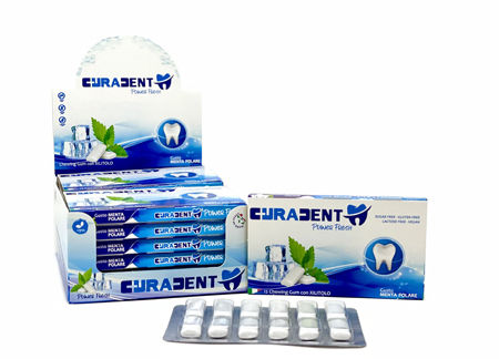 CURADENT POWERFRESH CHEWING GUM 12 CONFETTI - pharmaluna