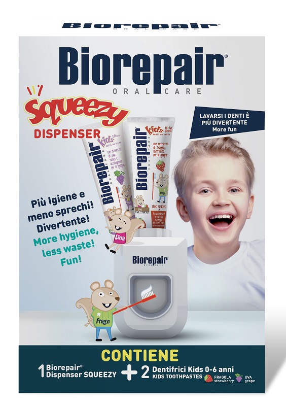 BIOREPAIR SQUEEZE DISPENSER + 2 KIDS 50 ML - pharmaluna