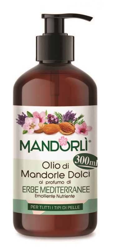 MANDORLI ERBE MEDITERRANEE OLIO CORPO 300 ML - pharmaluna