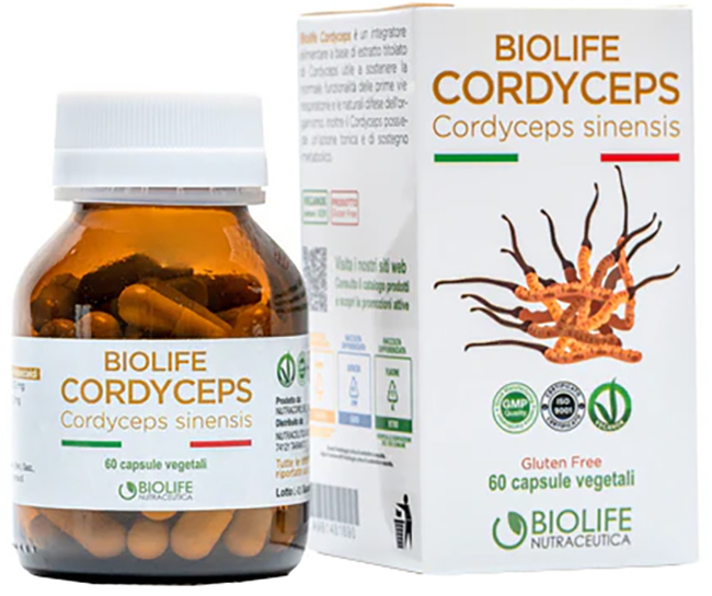 BIOLIFE CORDYCEPS 60 CAPSULE - pharmaluna