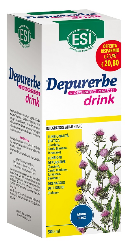 ESI DEPURERBE DRINK 500 ML - pharmaluna