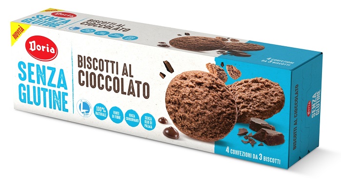 DORIA BISCOTTI CIOCCOLATO 4X37,5 G - pharmaluna