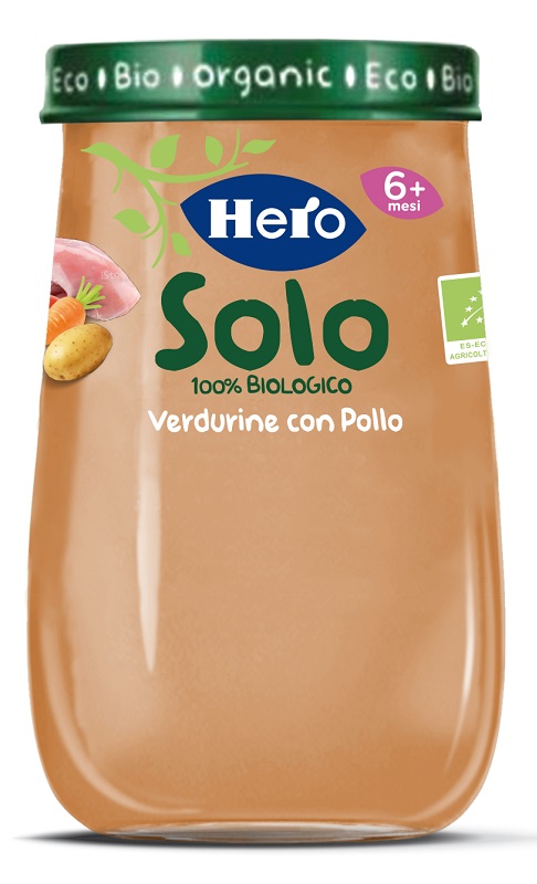 HERO BABY SOLO OMOGENEIZZATO POLLO VERDURE 190 G - pharmaluna