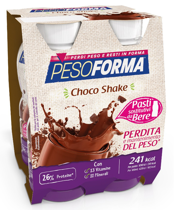 PESOFORMA CHOCO SHAKE 4X236 ML - pharmaluna