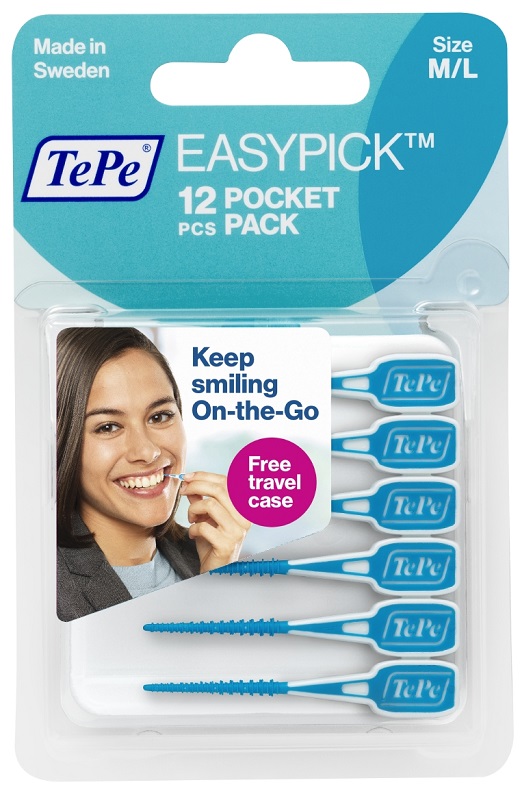 TEPE EASYPICK M/L BLU 12 PEZZI - pharmaluna