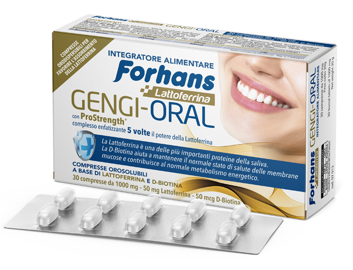 FORHANS LATTOFERRINA GENGI ORAL 30 COMPRESSE - pharmaluna