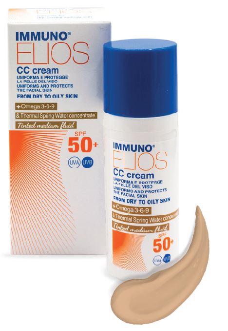 IMMUNO ELIOS CC CREAM SPF50+ TINTED MEDIUM 40 ML - pharmaluna
